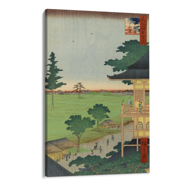 Quadro Stampa su Tela Le Cento vedute famose di Edo LXX, Utagawa Hiroshige - CupidoDesign