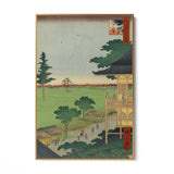Quadro Stampa su Tela Le Cento vedute famose di Edo LXX, Utagawa Hiroshige - CupidoDesign