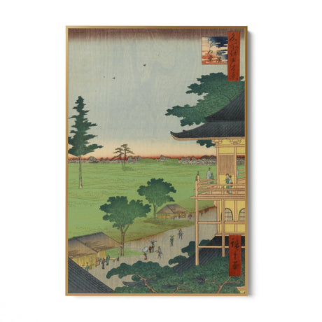 Quadro Stampa su Tela Le Cento vedute famose di Edo LXX, Utagawa Hiroshige - CupidoDesign