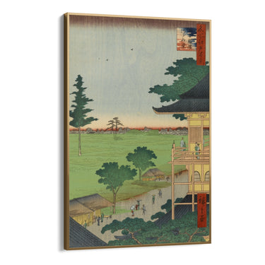 Quadro Stampa su Tela Le Cento vedute famose di Edo LXX, Utagawa Hiroshige - CupidoDesign