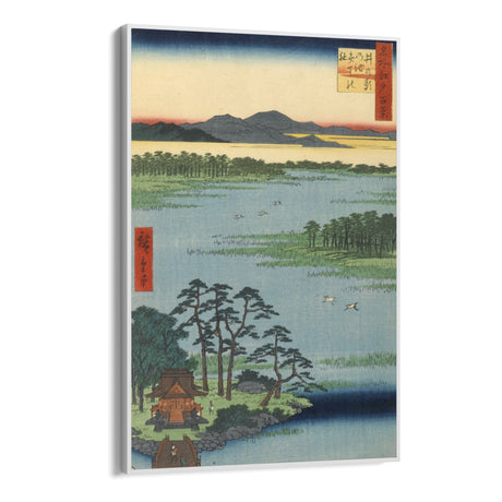 Quadro Stampa su Tela Le Cento vedute famose di Edo LXXXVII, Utagawa Hiroshige - CupidoDesign