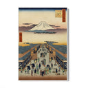 Quadro Stampa su Tela Le Cento vedute famose di Edo VIII, Utagawa Hiroshige - CupidoDesign