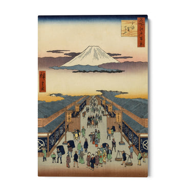 Quadro Stampa su Tela Le Cento vedute famose di Edo VIII, Utagawa Hiroshige - CupidoDesign