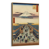 Quadro Stampa su Tela Le Cento vedute famose di Edo VIII, Utagawa Hiroshige - CupidoDesign