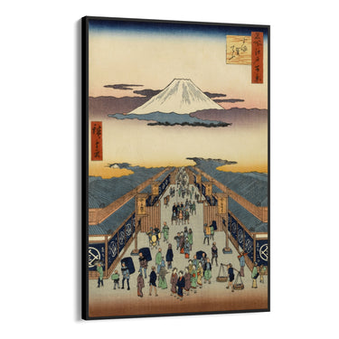 Quadro Stampa su Tela Le Cento vedute famose di Edo VIII, Utagawa Hiroshige - CupidoDesign