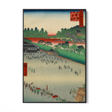 Quadro Stampa su Tela Le Cento vedute famose di Edo IX, Utagawa Hiroshige - CupidoDesign
