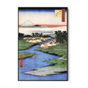 Quadro Stampa su Tela Le Cento vedute famose di Edo XCVI, Utagawa Hiroshige - CupidoDesign