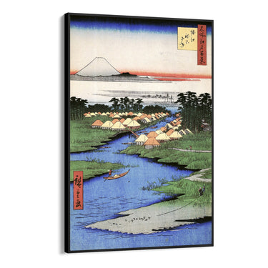 Quadro Stampa su Tela Le Cento vedute famose di Edo XCVI, Utagawa Hiroshige - CupidoDesign