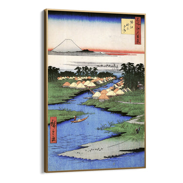 Quadro Stampa su Tela Le Cento vedute famose di Edo XCVI, Utagawa Hiroshige - CupidoDesign