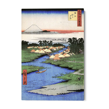 Quadro Stampa su Tela Le Cento vedute famose di Edo XCVI, Utagawa Hiroshige - CupidoDesign
