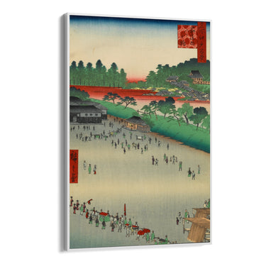Quadro Stampa su Tela Le Cento vedute famose di Edo IX, Utagawa Hiroshige - CupidoDesign