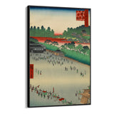Quadro Stampa su Tela Le Cento vedute famose di Edo IX, Utagawa Hiroshige - CupidoDesign