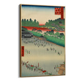 Quadro Stampa su Tela Le Cento vedute famose di Edo IX, Utagawa Hiroshige - CupidoDesign