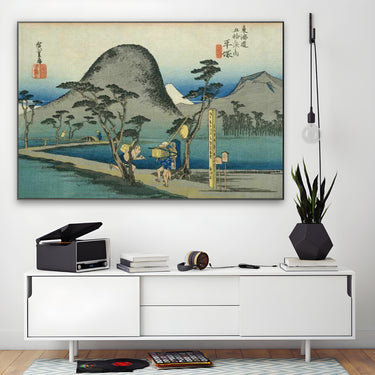 Quadro Stampa su Tela Nihonbashi, Le cinquantatré stazioni del Tōkaidō, Utagawa Hiroshige - CupidoDesign