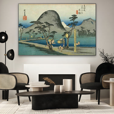 Quadro Stampa su Tela Nihonbashi, Le cinquantatré stazioni del Tōkaidō, Utagawa Hiroshige - CupidoDesign