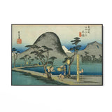 Quadro Stampa su Tela Nihonbashi, Le cinquantatré stazioni del Tōkaidō, Utagawa Hiroshige - CupidoDesign