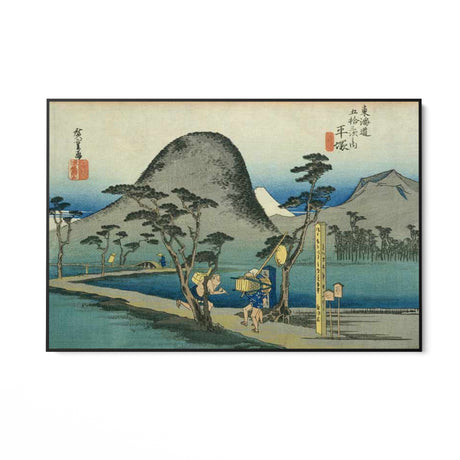 Quadro Stampa su Tela Nihonbashi, Le cinquantatré stazioni del Tōkaidō, Utagawa Hiroshige - CupidoDesign