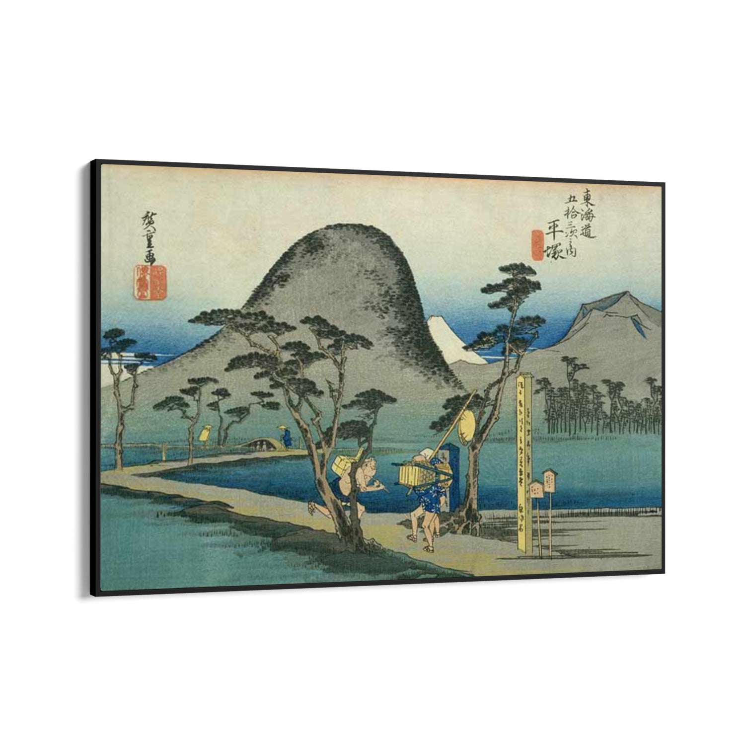 Quadro Stampa su Tela Nihonbashi, Le cinquantatré stazioni del Tōkaidō, Utagawa Hiroshige - CupidoDesign