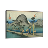 Quadro Stampa su Tela Nihonbashi, Le cinquantatré stazioni del Tōkaidō, Utagawa Hiroshige - CupidoDesign