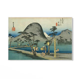 Quadro Stampa su Tela Nihonbashi, Le cinquantatré stazioni del Tōkaidō, Utagawa Hiroshige - CupidoDesign