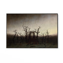 Quadro Stampa su Tela Abbazia nel querceto, Caspar David Friedrich - CupidoDesign