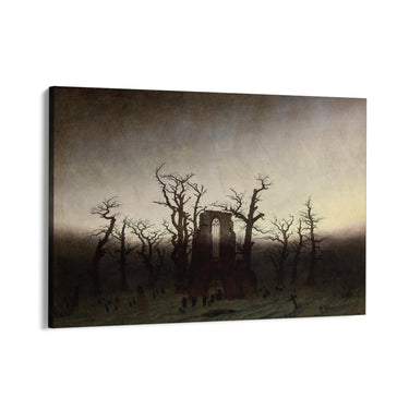 Quadro Stampa su Tela Abbazia nel querceto, Caspar David Friedrich - CupidoDesign