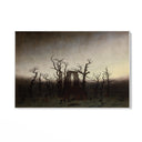 Quadro Stampa su Tela Abbazia nel querceto, Caspar David Friedrich - CupidoDesign