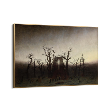 Quadro Stampa su Tela Abbazia nel querceto, Caspar David Friedrich - CupidoDesign