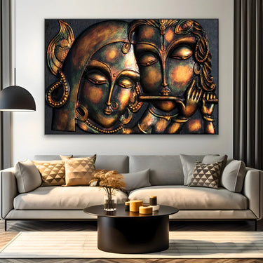 Quadro Stampa su Tela Abbraccio Eterno - CupidoDesign