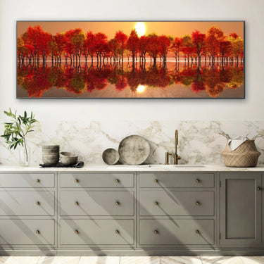Quadro Stampa su Tela Abbraccio d’Autunno - CupidoDesign