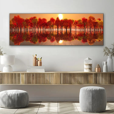 Quadro Stampa su Tela Abbraccio d’Autunno - CupidoDesign