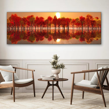 Quadro Stampa su Tela Abbraccio d’Autunno - CupidoDesign