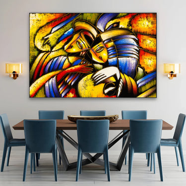 Quadro Stampa su Tela Abbraccio di Anime - CupidoDesign