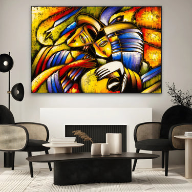 Quadro Stampa su Tela Abbraccio di Anime - CupidoDesign