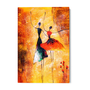 Quadro Stampa su Tela Abbraccio Colorato - CupidoDesign