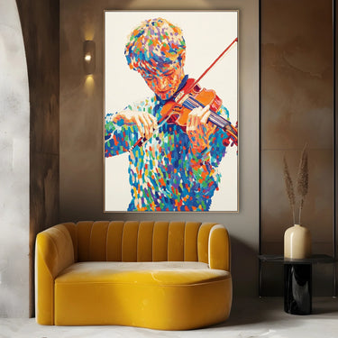 Quadro Stampa su Tela Accordo Fluido - CupidoDesign