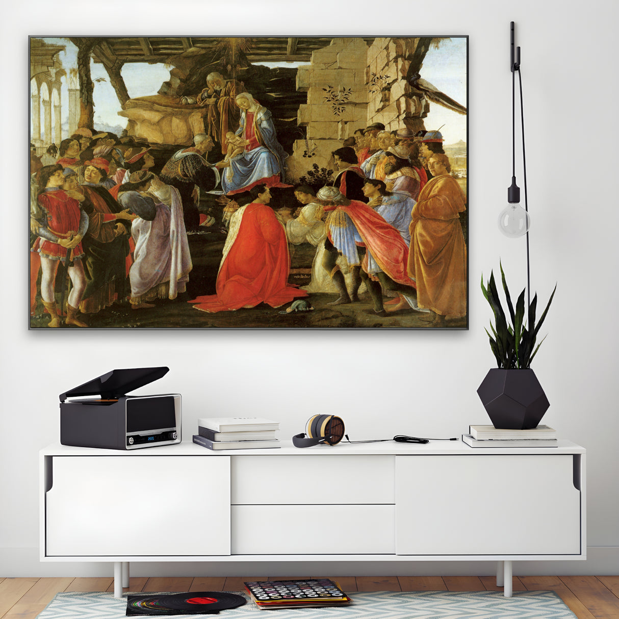 Quadro Stampa su Tela Adorazione dei magi, Sandro Botticelli - CupidoDesign