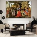 Quadro Stampa su Tela Adorazione dei magi, Sandro Botticelli - CupidoDesign
