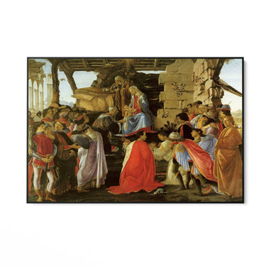 Quadro Stampa su Tela Adorazione dei magi, Sandro Botticelli - CupidoDesign
