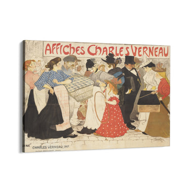 Quadro Stampa su Tela Affiches Charles Verneau, Théophile Steinlen - CupidoDesign