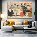Quadro Stampa su Tela Affiches Charles Verneau, Théophile Steinlen - CupidoDesign