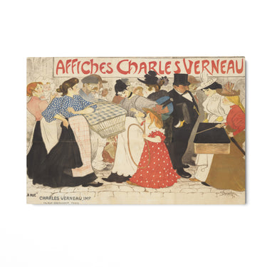 Quadro Stampa su Tela Affiches Charles Verneau, Théophile Steinlen - CupidoDesign