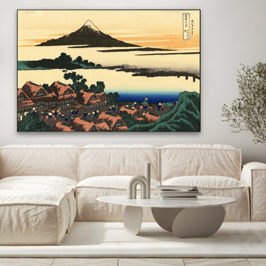 Quadro Stampa su Tela Alba a Isawa nella provincia di Kai, Katsushika Hokusai - CupidoDesign