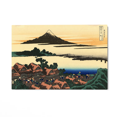 Quadro Stampa su Tela Alba a Isawa nella provincia di Kai, Katsushika Hokusai - CupidoDesign