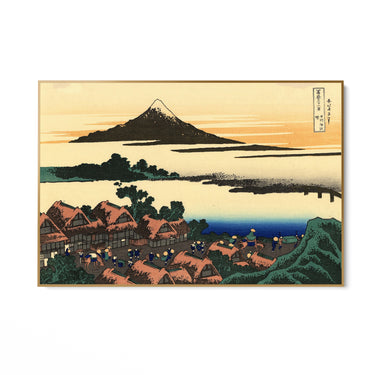 Quadro Stampa su Tela Alba a Isawa nella provincia di Kai, Katsushika Hokusai - CupidoDesign