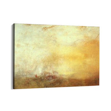 Quadro Stampa su Tela Alba con mostri marini, William Turner - CupidoDesign
