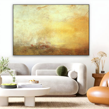 Quadro Stampa su Tela Alba con mostri marini, William Turner - CupidoDesign