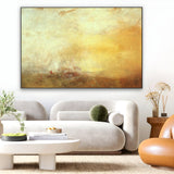 Quadro Stampa su Tela Alba con mostri marini, William Turner - CupidoDesign