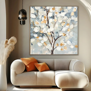 Quadro Stampa su Tela Albero in Fiore - CupidoDesign