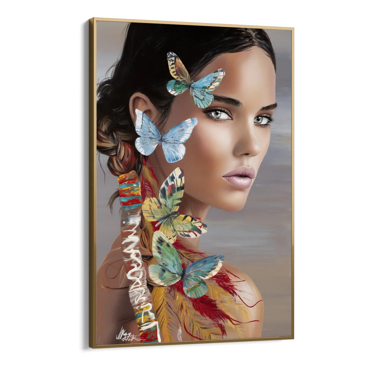 Quadro Stampa su Tela Ali Silenziose - CupidoDesign